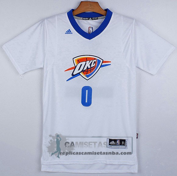 Camiseta Manga Corta Thunder Westbrook Blanco